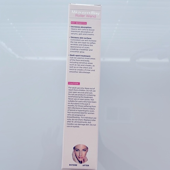 Danielle Creations Microneedling Roller Wand - Black - Picture 4 of 5